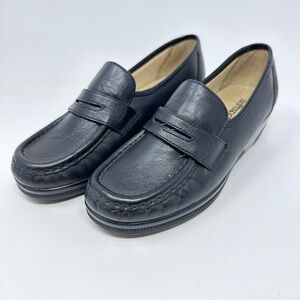 Softspots Women’s Shoes 7M Casual Slip On 103801 Black Leather